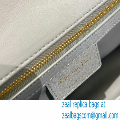 Dior Large Caro Bag in Soft Cannage Calfskin Cloud Blue 2021