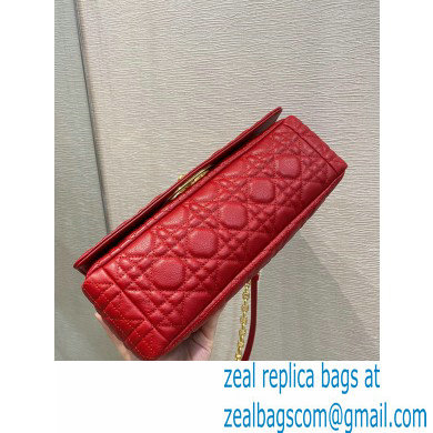 Dior Large Caro Bag in Soft Cannage Calfskin Red 2021 - Click Image to Close