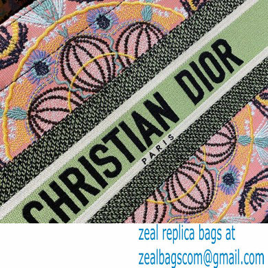 Dior Small Book Tote Bag in Multicolor Lights Embroidery 2021 - Click Image to Close
