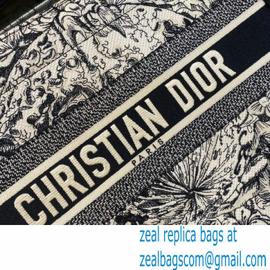 Dior Small Book Tote Bag in Multicolor Zodiac Embroidery 2021 - Click Image to Close