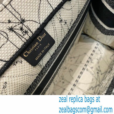 Dior Small Book Tote Bag in Multicolor Zodiac Embroidery 2021 - Click Image to Close