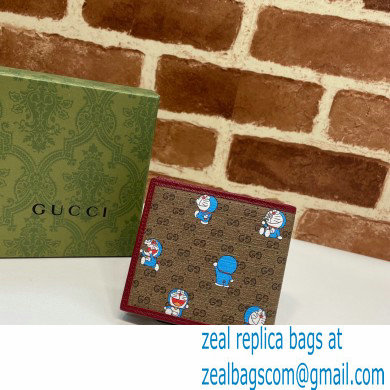 Doraemon x Gucci Bi-fold Wallet 647802 2021