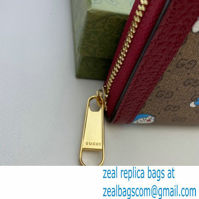 Doraemon x Gucci Zip Around Wallet 647787 2021 - Click Image to Close