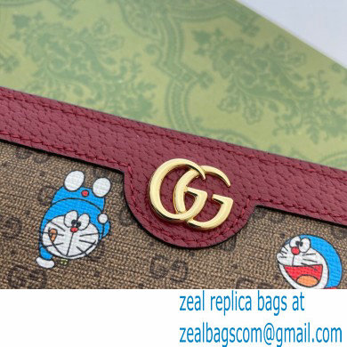 Doraemon x Gucci Zip Around Wallet 647787 2021 - Click Image to Close