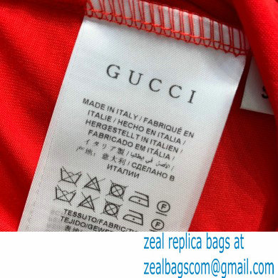 Doraemon x Gucci oversize T-shirt 616036 red 2021