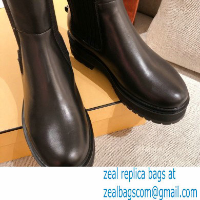 Fendi Black Leather Biker Ankle Boots 01 2021 - Click Image to Close