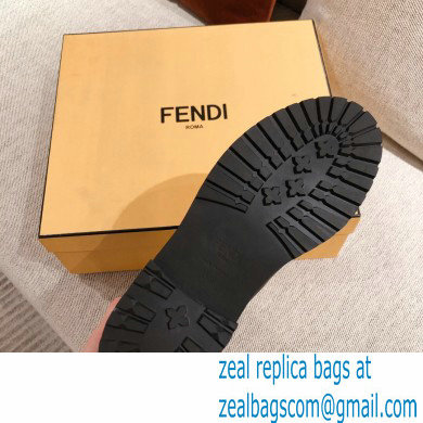 Fendi Black Leather Biker Ankle Boots 01 2021