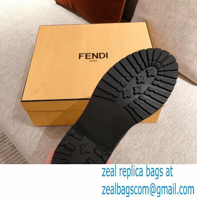 Fendi Black Leather Biker Ankle Boots 02 2021