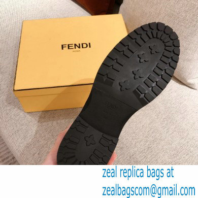 Fendi Black Leather Biker Ankle Boots 04 2021