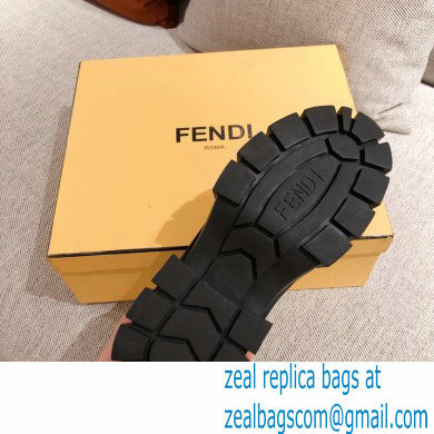 Fendi Black Leather Force Lace-ups 2021 - Click Image to Close
