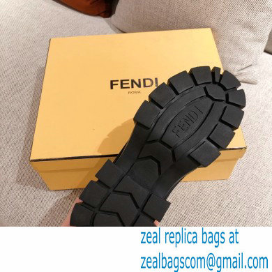 Fendi Black Leather Force Lace-ups 2021