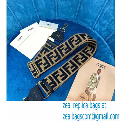 Fendi Canvas Long Shoulder Strap You Brown 2021 - Click Image to Close