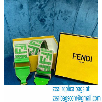 Fendi Canvas Long Shoulder Strap You Green 2021 - Click Image to Close