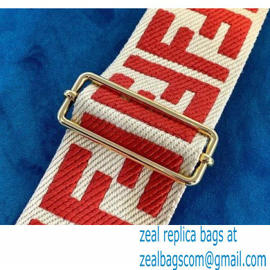 Fendi Canvas Long Shoulder Strap You Red 2021