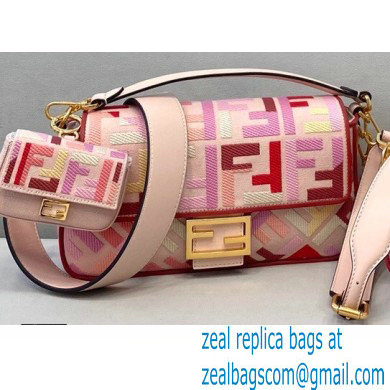 Fendi Embroidered FF Medium Baguette Bag From the Lunar New Year Limited Capsule Collection 2021 - Click Image to Close