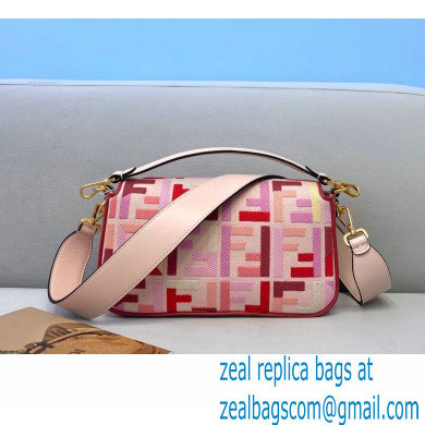 Fendi Embroidered FF Medium Baguette Bag From the Lunar New Year Limited Capsule Collection 2021