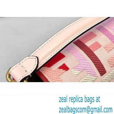 Fendi Embroidered FF Medium Baguette Bag From the Lunar New Year Limited Capsule Collection 2021