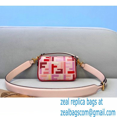 Fendi Embroidered FF Mini Baguette Bag From the Lunar New Year Limited Capsule Collection 2021