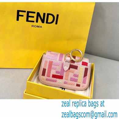 Fendi Embroidered FF Nano Baguette Bag Charm From the Lunar New Year Limited Capsule Collection 2021