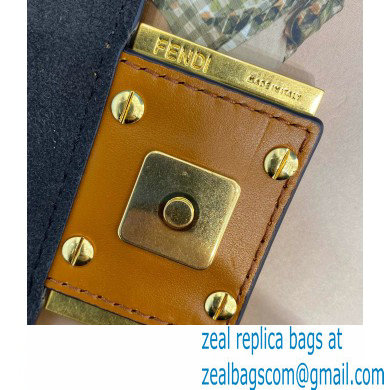 Fendi Flat Baguette Mini Bag Brown with Detachable Shoulder Strap 2021 - Click Image to Close