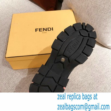 Fendi Leather Force Chelsea Boots Black 2021 - Click Image to Close