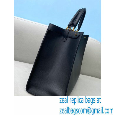 Fendi Leather Medium Peekaboo X-Tote Shopper Bag Black 2020 - Click Image to Close