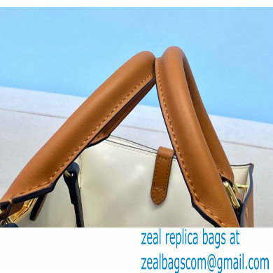 Fendi Leather Medium Peekaboo X-Tote Shopper Bag Brown 2020 - Click Image to Close