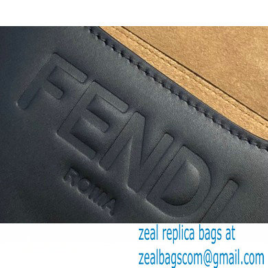 Fendi Leather Moonlight Shoulder Bag Black 2021