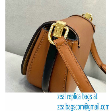 Fendi Leather Moonlight Shoulder Bag Brown 2021 - Click Image to Close