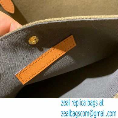 Fendi Medium Peekaboo X-Tote Shopper Bag FF Dark Green Canvas 2020