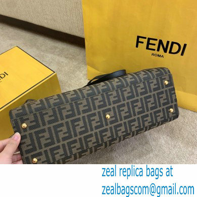 Fendi Medium Peekaboo X-Tote Shopper Bag FF Fabric 2020