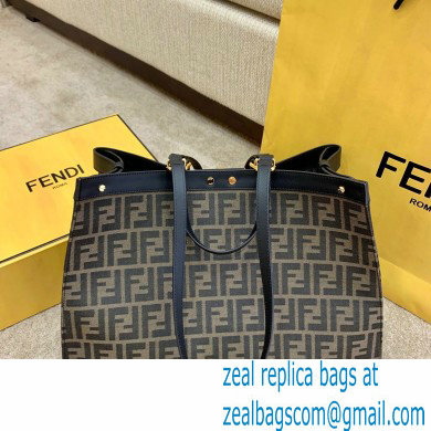 Fendi Medium Peekaboo X-Tote Shopper Bag FF Fabric 2020