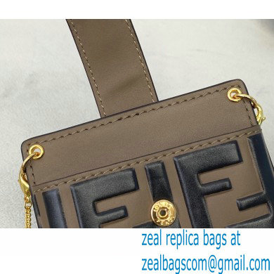 Fendi Phone Pouch Bag Brown with Detachable Strap 2021 - Click Image to Close