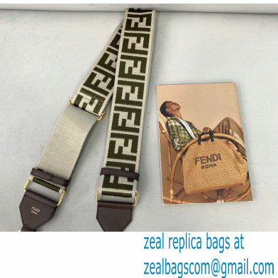 Fendi Ribbon Long Shoulder Strap You Coffee/Beige 2021