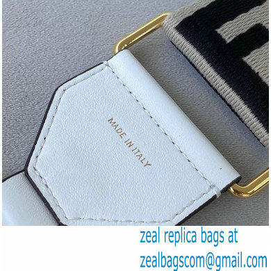 Fendi Ribbon Long Shoulder Strap You White/Beige 2021 - Click Image to Close