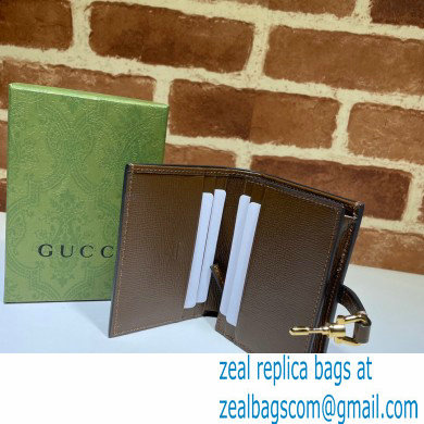 Gucci Jackie 1961 Card Case Wallet 645536 GG Supreme Canvas 2021