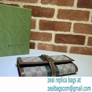 Gucci Jackie 1961 Chain Wallet Bag 652681 GG Supreme Canvas 2021