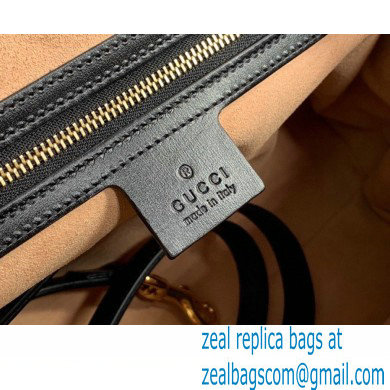 Gucci Jackie 1961 Medium Tote Bag 649016 Leather Black 2021