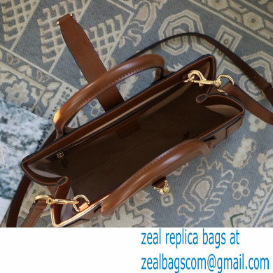 Gucci Jackie 1961 Medium Tote Bag 649016 Leather Brown 2021