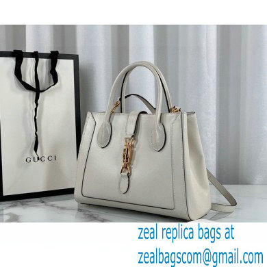 Gucci Jackie 1961 Medium Tote Bag 649016 Leather White 2021