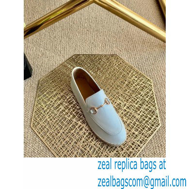 Gucci Leather Horsebit Espadrilles White 2021