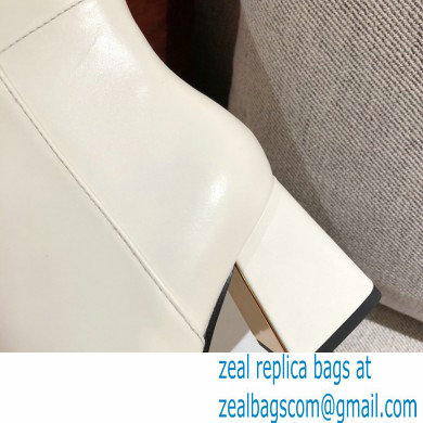 Gucci Leather Knee-high Boot with Horsebit 643889 White 2021