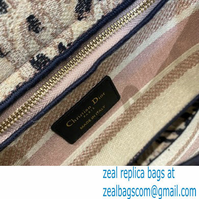 Lady Dior Medium D-Lite Bag in Multicolor Tie Embroidery 2021