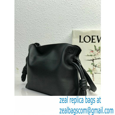 Loewe Medium Flamenco Clutch Bag in Nappa Calfskin Black