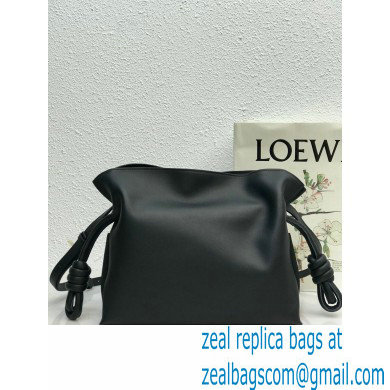 Loewe Medium Flamenco Clutch Bag in Nappa Calfskin Black - Click Image to Close