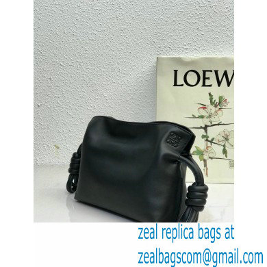 Loewe Mini Flamenco Clutch Bag in Nappa Calfskin Black - Click Image to Close