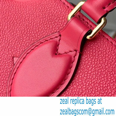 Louis Vuitton Bicolor Onthego PM Bag Monogram Empreinte Leather M45660 Freesia Pink 2021