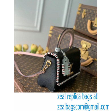 Louis Vuitton EPI Braided Twist MM Bag with Top Handle M57318 Black 2021