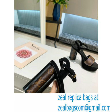 Louis Vuitton Heel 11.5cm Platform 4cm Podium Sandals Monogram Canvas 2021