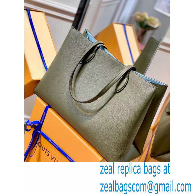 Louis Vuitton Lockme Shopper Tote Bag M57508 Khaki Green 2021